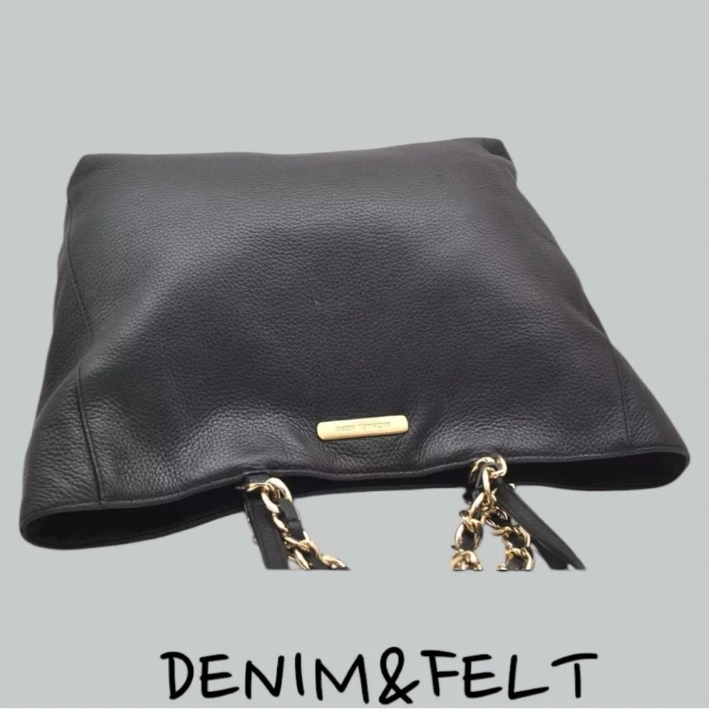 Michael Kors Harper Large East West Tote Black Leather Shoulder Bag  | PRELOVED!